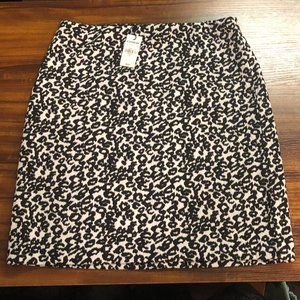 NWT Black and White Mini Skirt